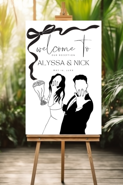 Custom Wedding Welcome Sign, Engagment Signs